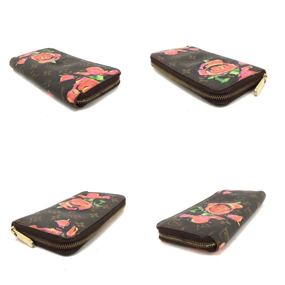 100% Auth Louis Vuitton Rose Zippy Zip Long Wallet - Picture 5 of 8